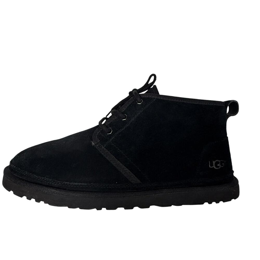 UGG NEUMEL BLACK Men's Suede Low Chukka Winter Short Boots Size‎ 13